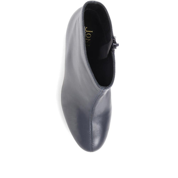 Jones Bootmaker Women's Letty Heeled Ankle Boots - Navy