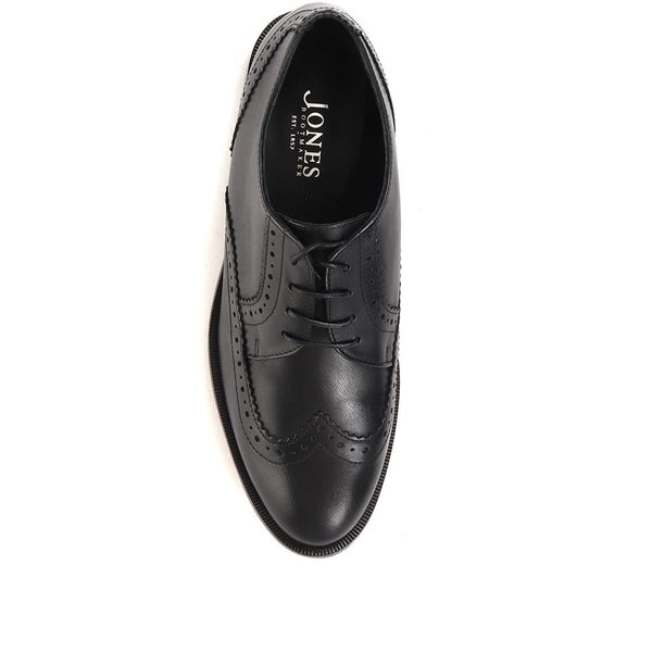 Jones Bootmaker Women's Lidia Leather Brogues - Black