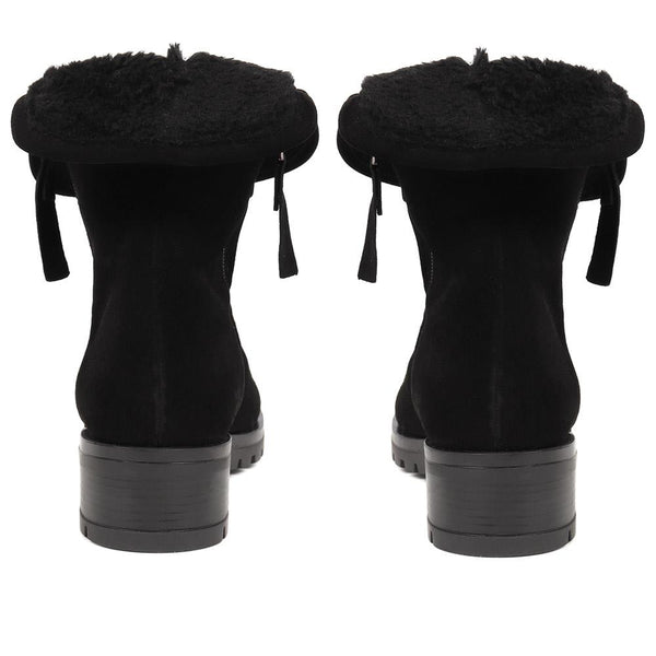 Jones Bootmaker Women's Lora Casual Leather Boots - Black