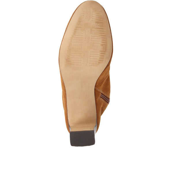 Jones Bootmaker Women's Lorah Leather Lace-Up Boots - Cognac