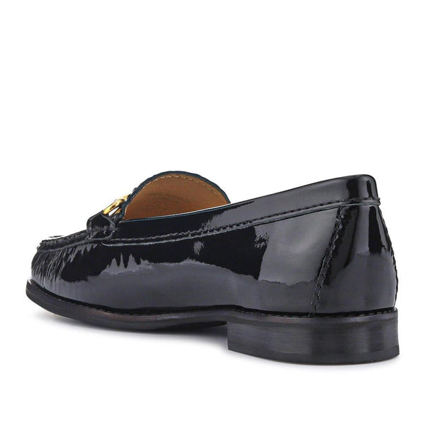 Jones Bootmaker Women's Lorella Wide-Fit Slip-On Shoes - Black Patent