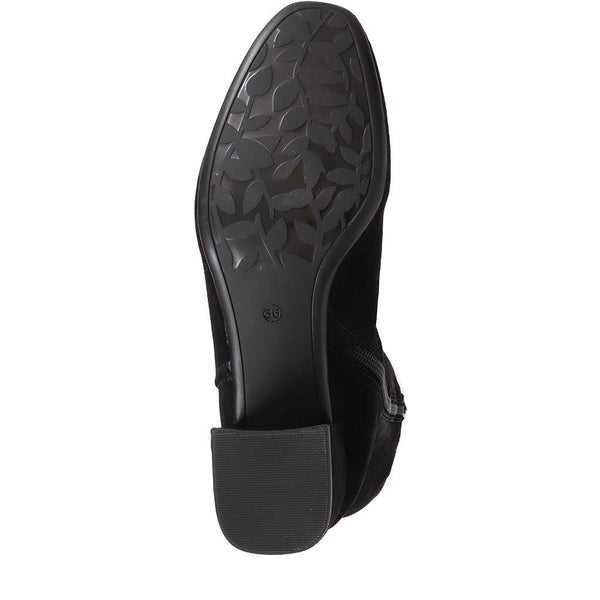 Jones Bootmaker Women's Lou LouR Regular Calf Knee-High Suede Boots - Black