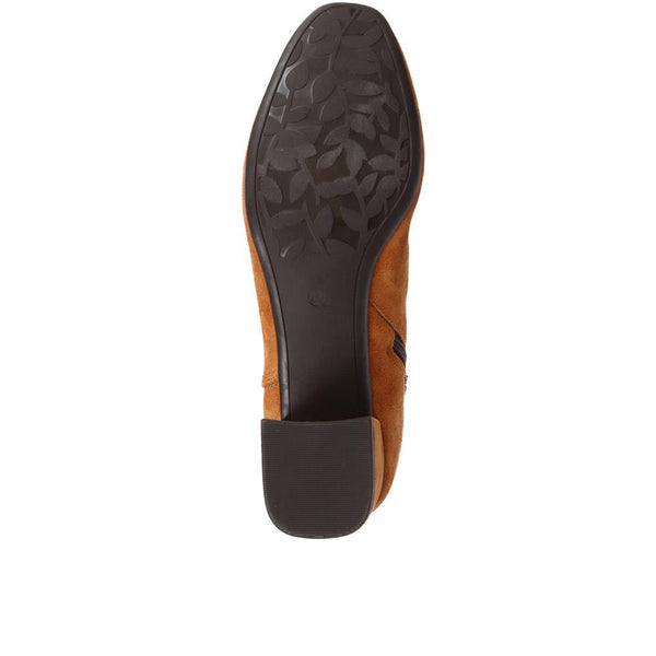 Jones Bootmaker Women's Lou LouR Regular Calf Knee-High Suede Boots - Cognac