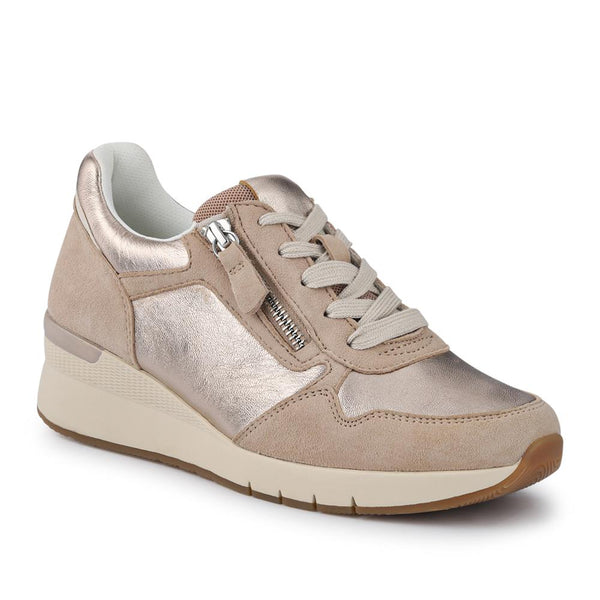 jones bootmaker Women's Louisina Dual-Fasten Chunky Trainers - Metallic Multi