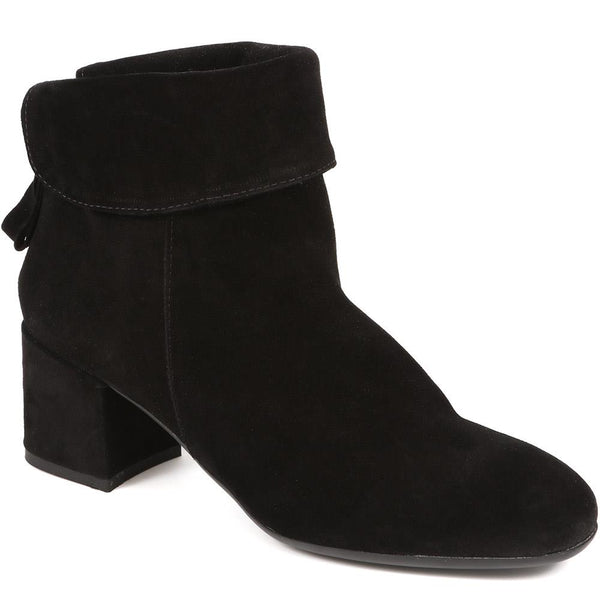 jones bootmaker Women's Lylah Heeled Ankle Boots - Black