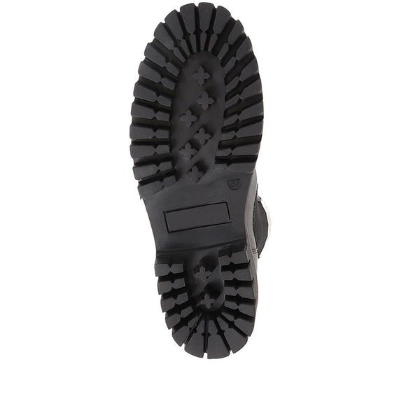 Jones Bootmaker Women's Machelle Chunky Leather Chelsea Boots - Black