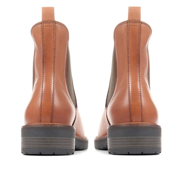 Jones Bootmaker Women's Maddalena Leather Chelsea Boots - Tan