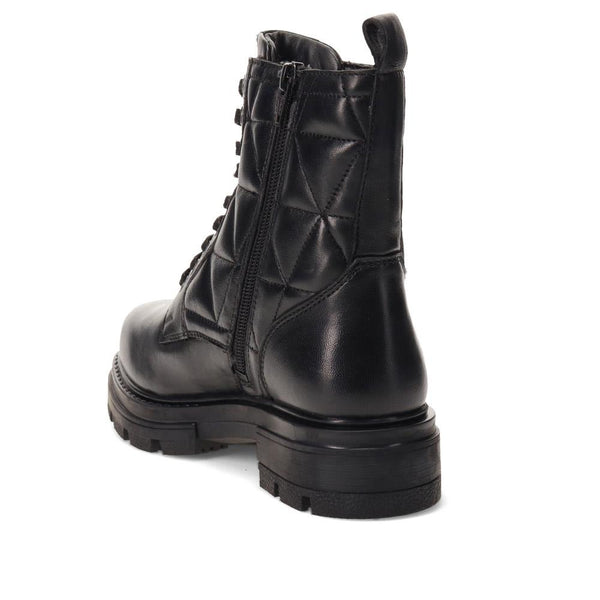 Jones Bootmaker Women's Mahala Quilted Ankle Boots - Black