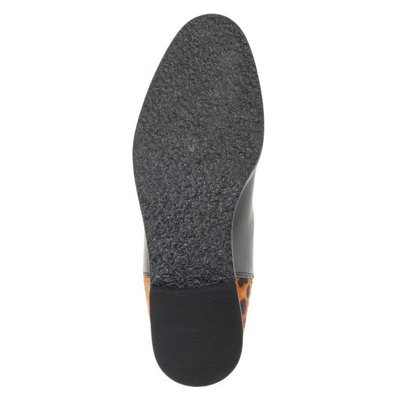 Jones Bootmaker Women's Majorie Chelsea Boots - Black Leopard