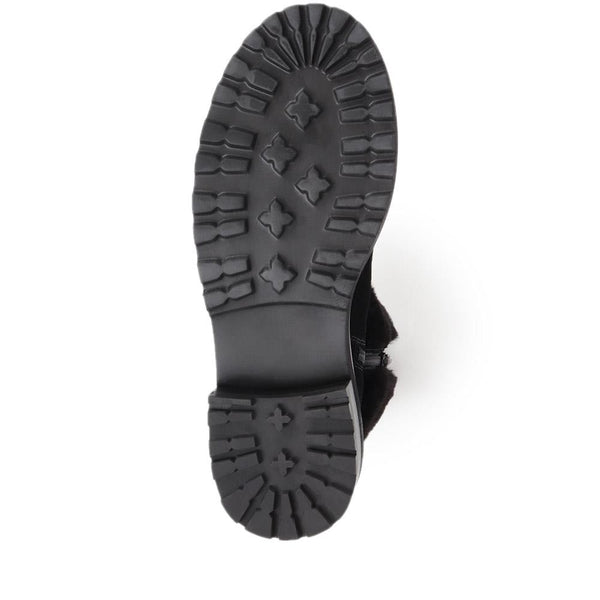 Jones Bootmaker Women's Manda Leather Ankle Boots - Black