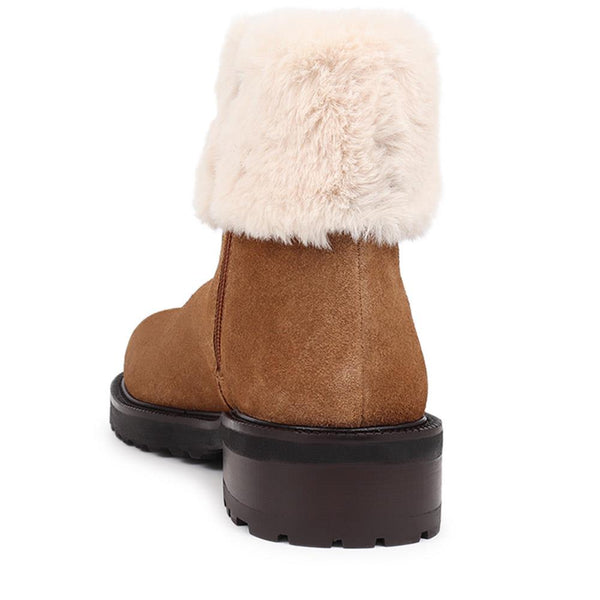 Jones Bootmaker Women's Manda Leather Ankle Boots - Tan