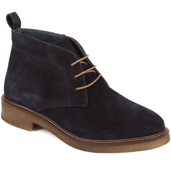 jones bootmaker Women's Manuela Suede Chukka Boots - Navy
