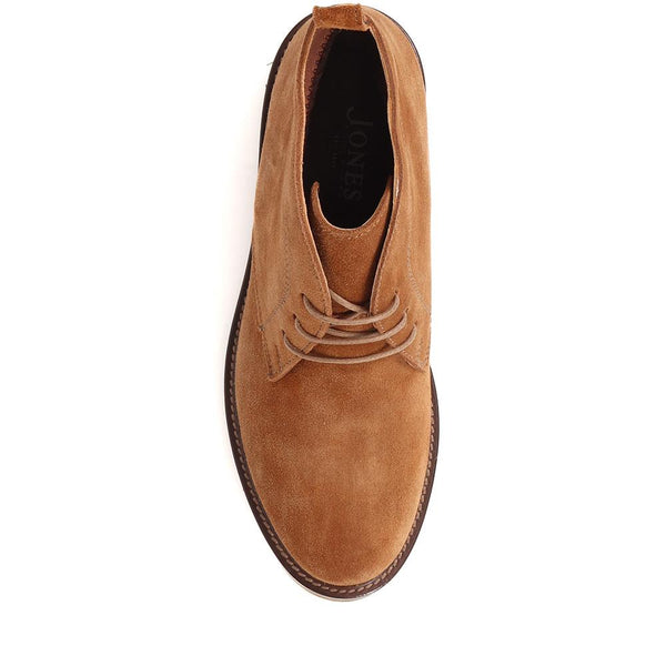 Jones Bootmaker Women's Manuela Suede Chukka Boots - Tan