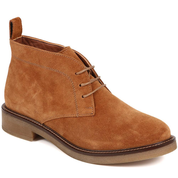 jones bootmaker Women's Manuela Suede Chukka Boots - Tan