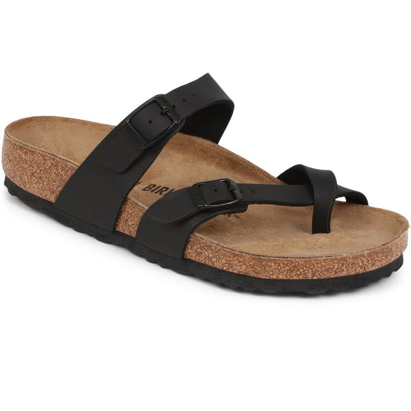 jones bootmaker Women's Mayari Toe Post Sandals - Black