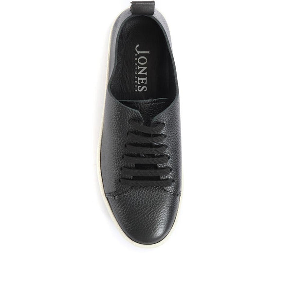 Jones Bootmaker Women's Midwood Women's Leather Trainers - Black