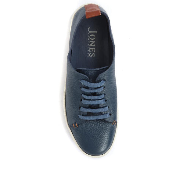 Jones Bootmaker Women's Midwood Women's Leather Trainers - Navy