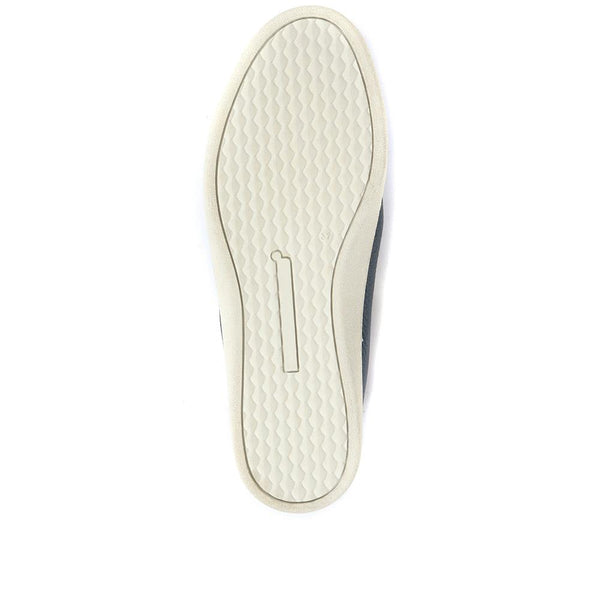 Jones Bootmaker Women's Midwood Women's Leather Trainers - Navy