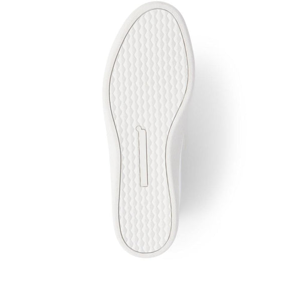 Jones Bootmaker Women's Midwood Women's Leather Trainers - Silver