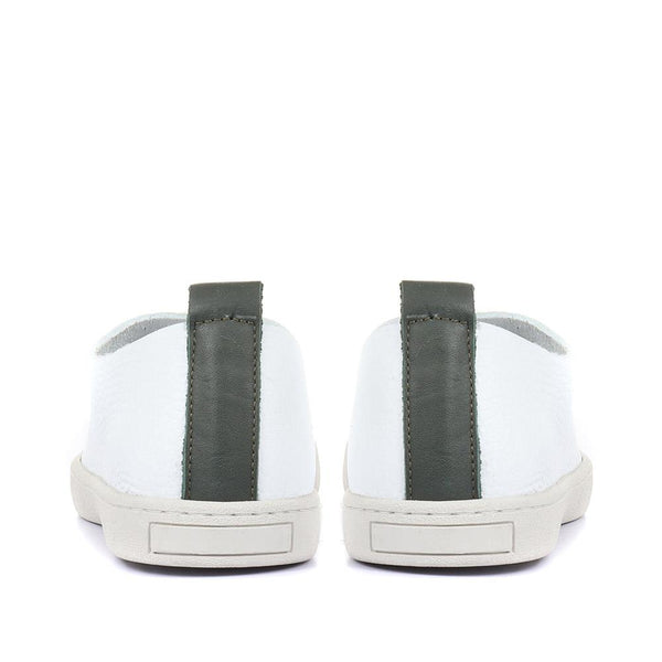 Jones Bootmaker Women's Midwood Women's Leather Trainers - White