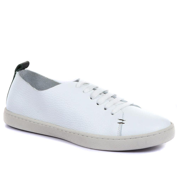 jones bootmaker Women's Midwood Women's Leather Trainers - White