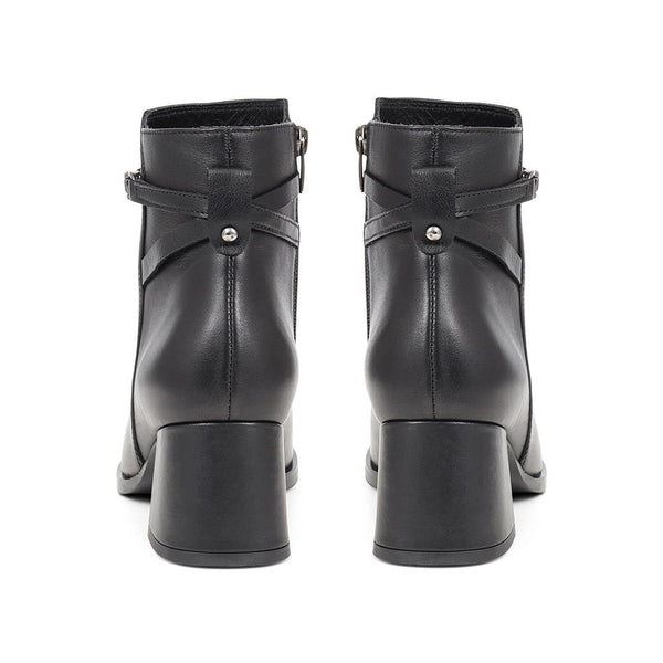 Jones Bootmaker Women's Monika Heeled Ankle Boots - Black