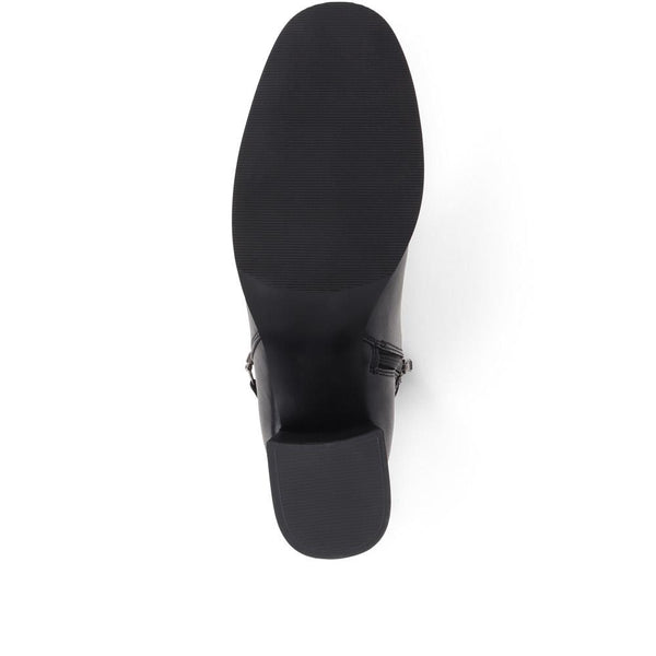 Jones Bootmaker Women's Monika Heeled Ankle Boots - Black