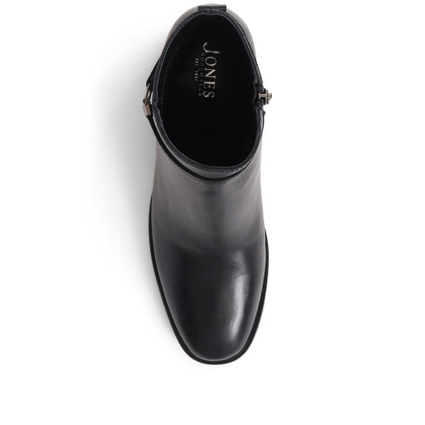 Jones Bootmaker Women's Monika Heeled Ankle Boots - Black