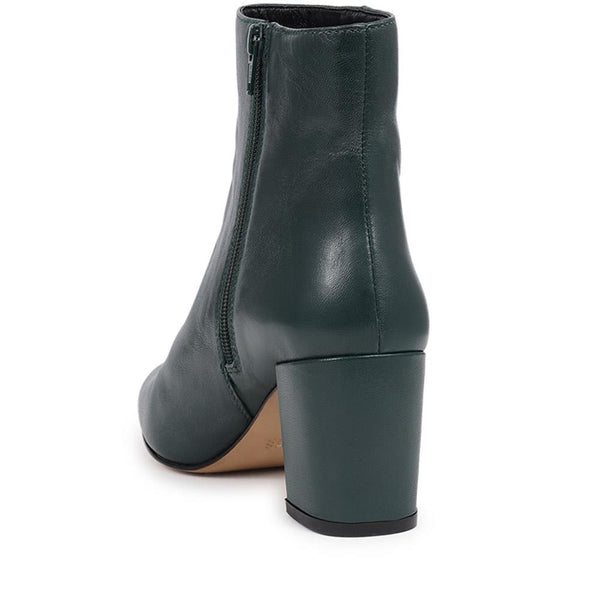 Jones Bootmaker Women's Neptune Heeled Ankle Boots - Bottle Green