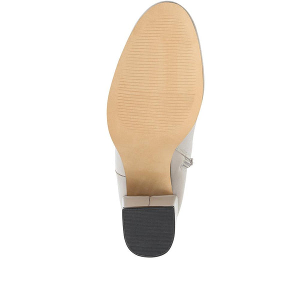 Jones Bootmaker Women's Neptune Heeled Ankle Boots - Mink