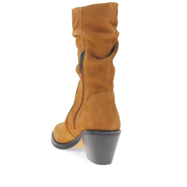 Jones Bootmaker Women's Nerine Calf-Length Boots - Tan