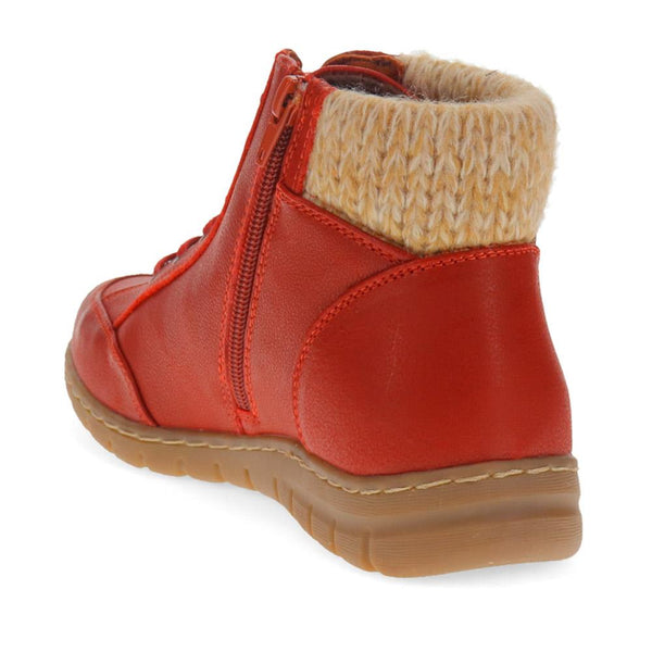 Jones Bootmaker Women's Nimble Leather Ankle Boots - Red