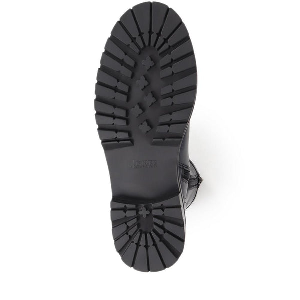 Jones Bootmaker Women's Noosa Chunky Biker Boots - Black