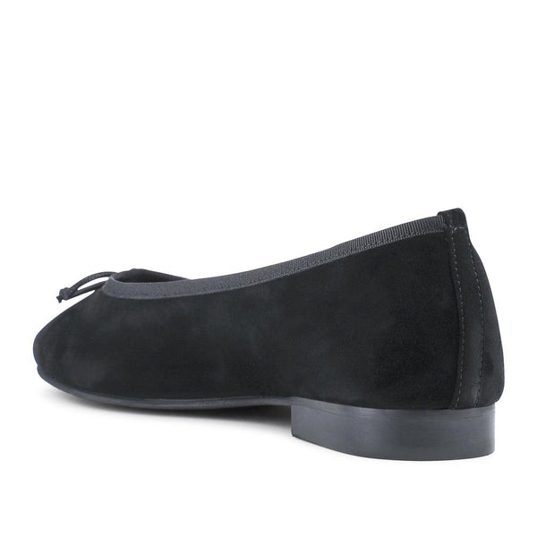 Jones Bootmaker Women's Ofelia Bow Detail Leather Pumps - Black Suede