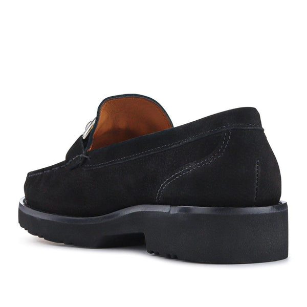 Jones Bootmaker Women's Orlana Leather Slip-On Moccasins - Black