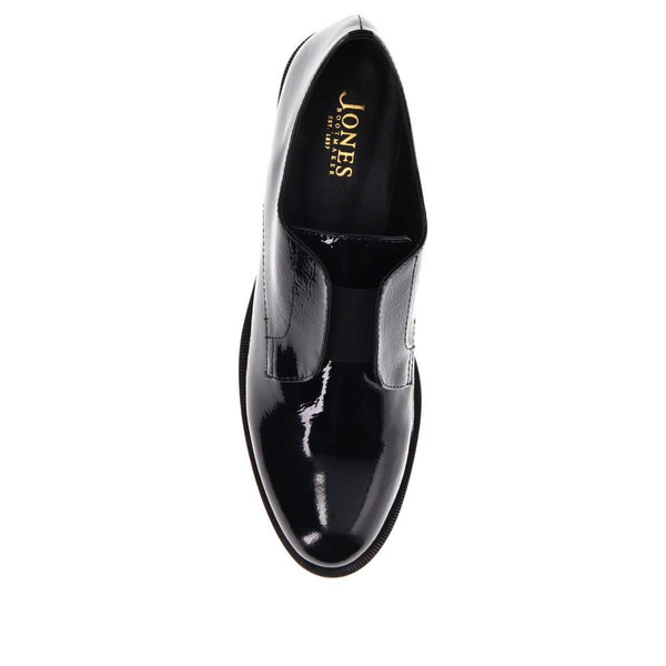 Jones Bootmaker Women's Osterley Leather Pumps - Black Patent