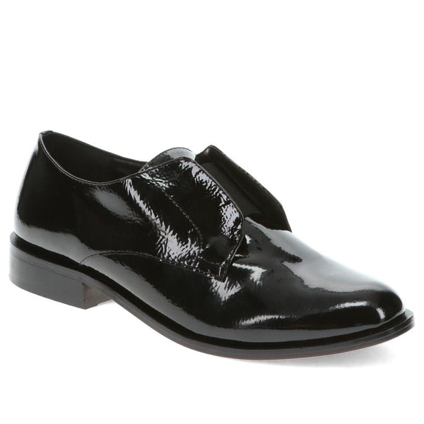 jones bootmaker Women's Osterley Leather Pumps - Black Patent