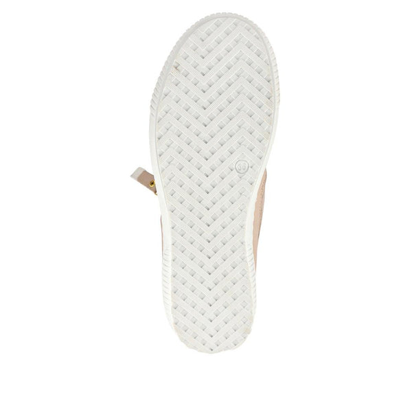 Jones Bootmaker Women's Padova Wide-Fit Leather Trainers - Stone