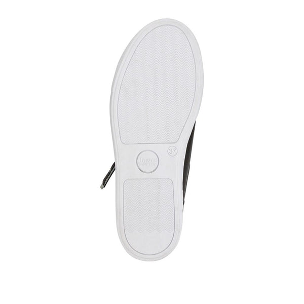 Jones Bootmaker Women's Padova2 Leather Lace-Up Trainers - Black