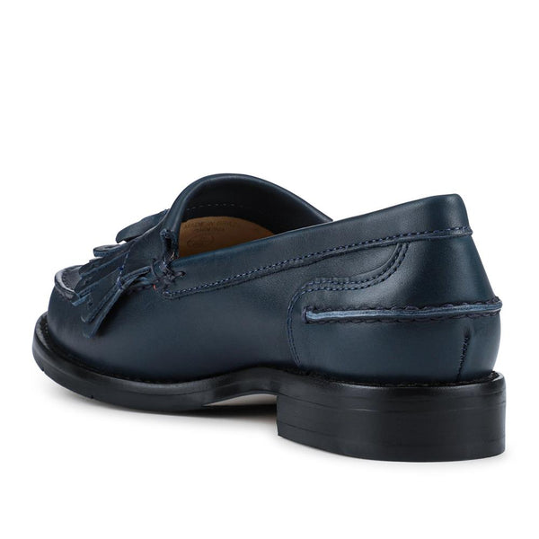 Jones Bootmaker Women's Paolina Smart Leather Moccasins - Navy