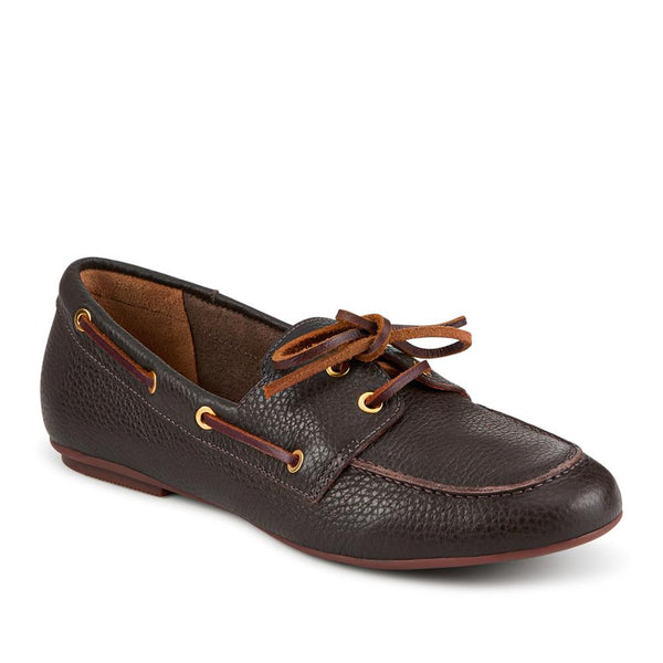jones bootmaker Women's Perissa Leather Loafers - Brown Leather