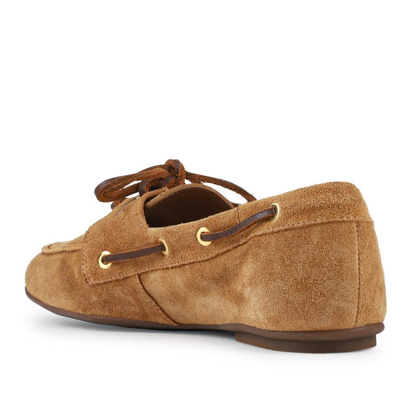 Jones Bootmaker Women's Perissa Leather Loafers - Tan Suede