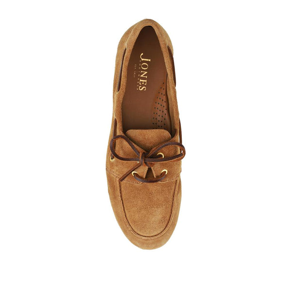 Jones Bootmaker Women's Perissa Leather Loafers - Tan Suede