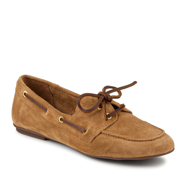 jones bootmaker Women's Perissa Leather Loafers - Tan Suede