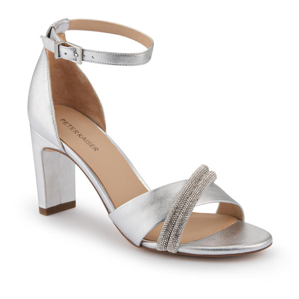 jones bootmaker Women's Peter Kaiser High-Heeled Sandals - Silver