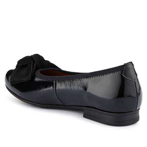 Jones Bootmaker Women's Picnic Leather Ballet Pumps - Black