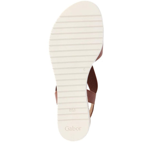 Jones Bootmaker Women's Reese Chunky Leather Sandals - Tan