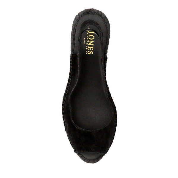 Jones Bootmaker Women's Rosanna Slingback Wedges - Black-Black