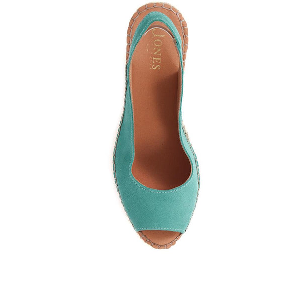 Jones Bootmaker Women's Rosanna Slingback Wedges - Mint