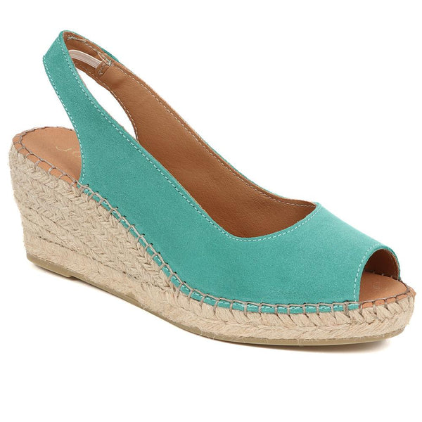 jones bootmaker Women's Rosanna Slingback Wedges - Mint